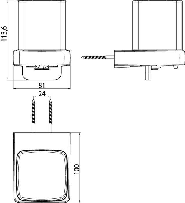 Emco Flüssigseifenspender TREND m Stülpbecher Kr-Gl satiniert chrom