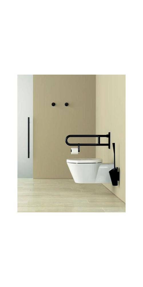 HEWI Stützklappgriff SERIE 801 d= 33mm 850mm reinweiß