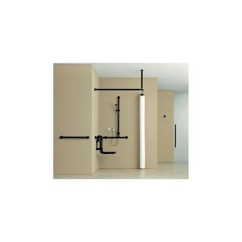 HEWI Haltegriff SERIE 801 90mm tief d= 33mm Achsmaß 600mm reinweiß HEWI Haltegriff SERIE 801 90mm tief d= 33mm Achsmaß 600mm reinweiß