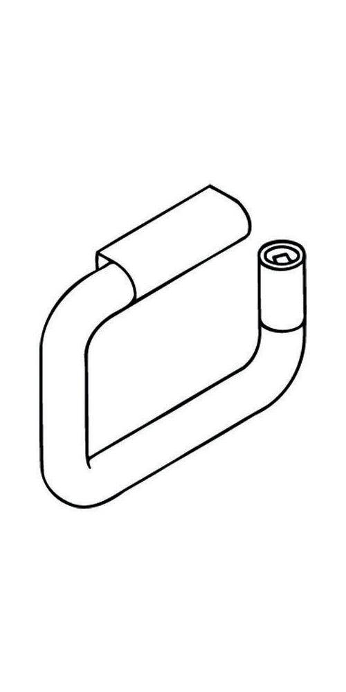 HEWI WC-Papierhalter SERIE 477 Diebstahls. für die Papierrolle