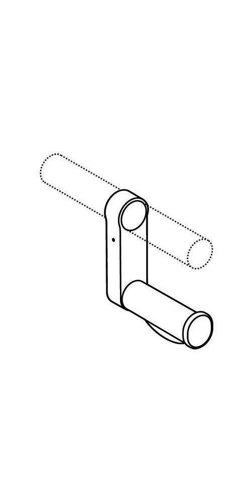 HEWI Aufrüstsatz SERIE 801 WC-Papierhalter rubinrot