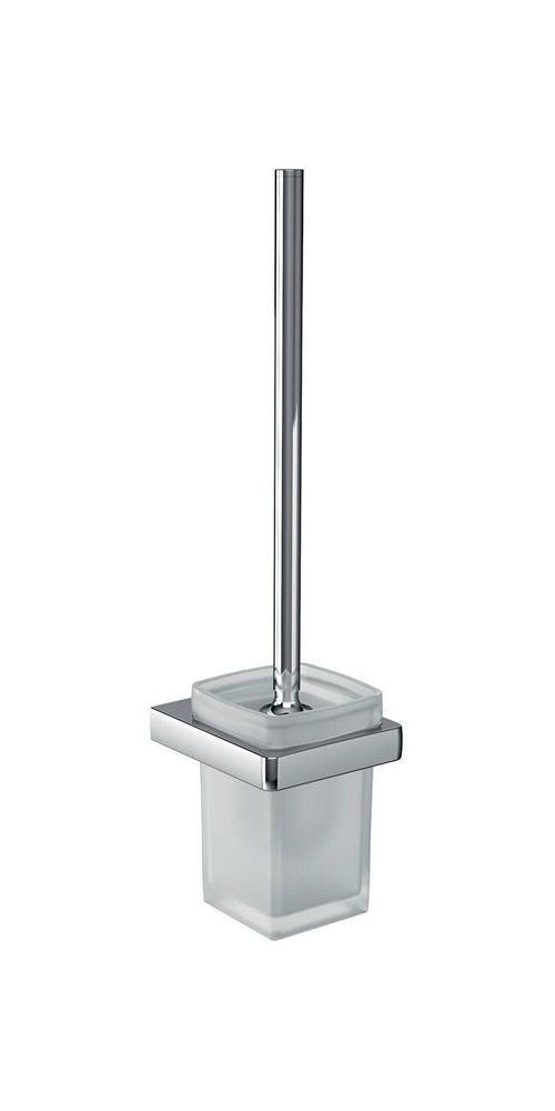 EMCO Toilettenbürstengarnitur TREND Beh Kr-Gl sat Bürstengriff chrom