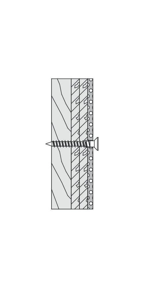HEWI Befestigungsmaterial 801/805 Stützgr. Leichtbauwd. m