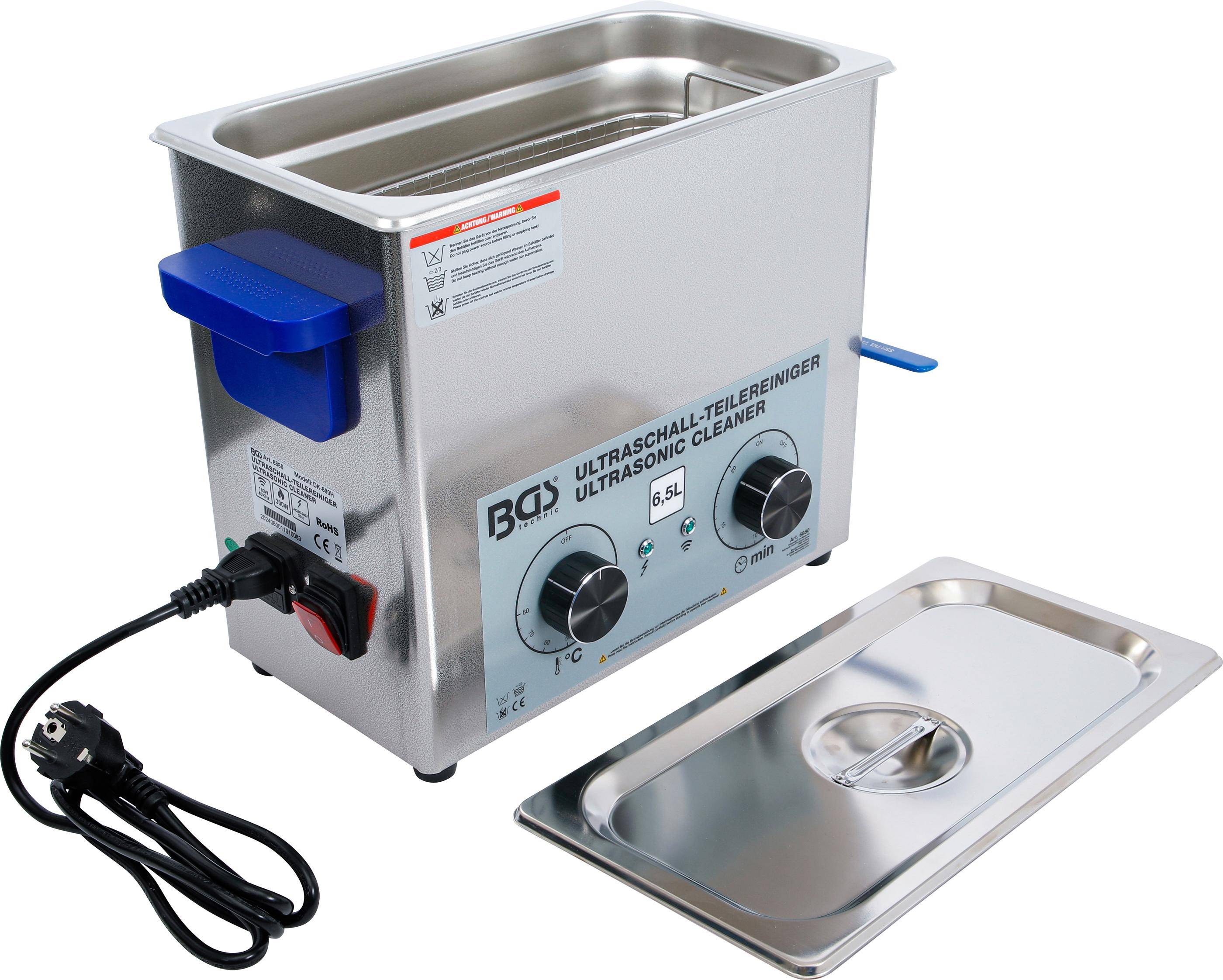 BGS Ultraschall-Teilereiniger | 6,5 l