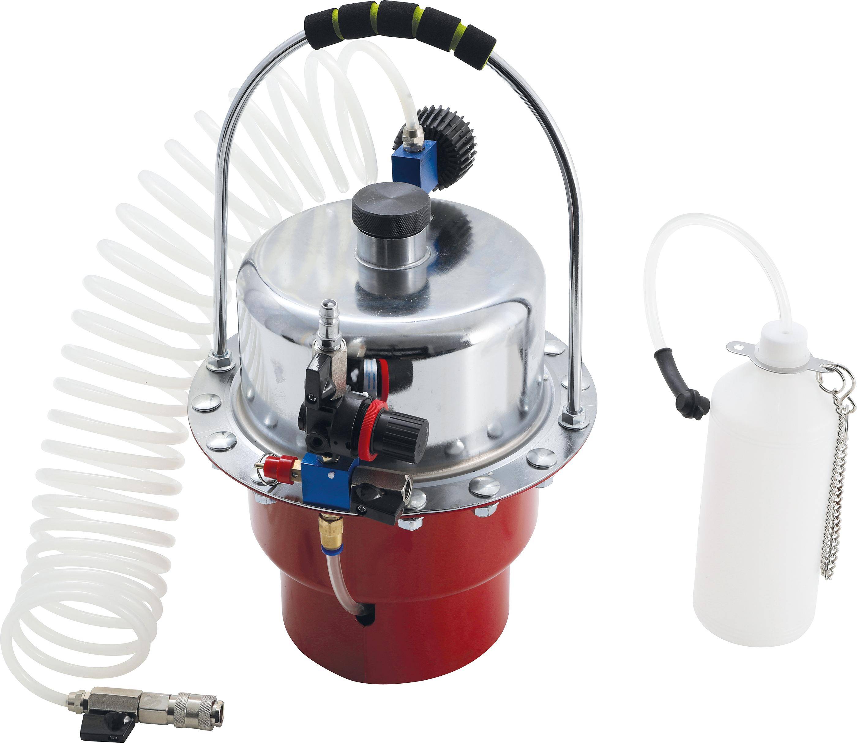 BGS Diy Druckluft-Bremsenentlüfter- und Adapter-Satz | 17-tlg.