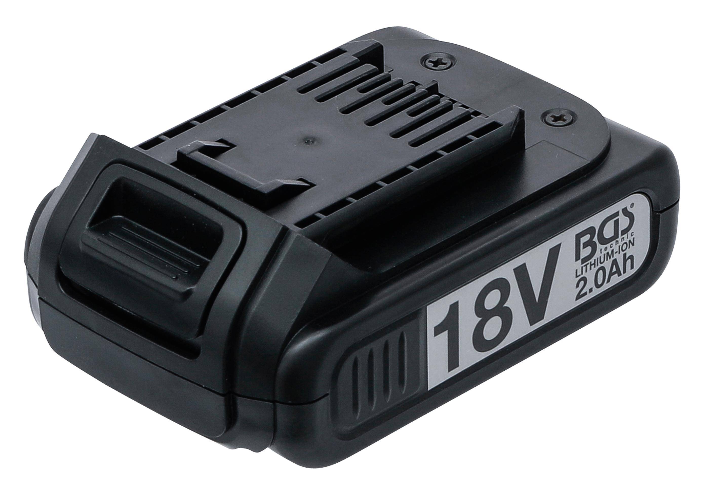 BGS technic Ersatz-Akku | Li-Ion | 18 V / 2,0 Ah | für