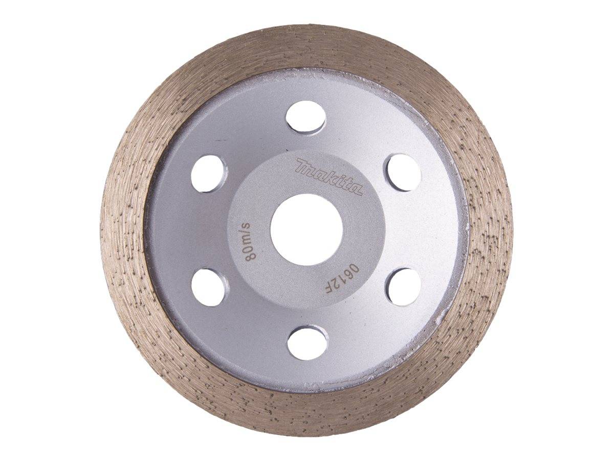 Makita - Diamant-Schleiftopfscheibe - für Beton, Ziegelsteine, Granit, Marmor, Asphalt, Porenbetonsteine