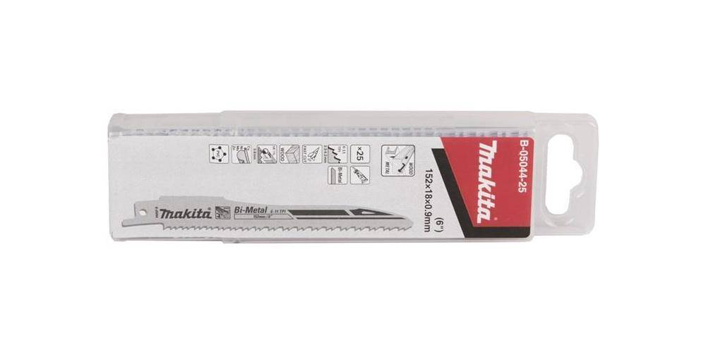 makita Reciproblatt B-05044-25 Arbeits-L.130mm Zhne p.Zoll 6-12 BIM