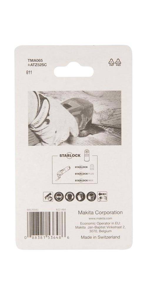 makita Schaber B-64989 L.26mm B.52mm HCS gekröpft