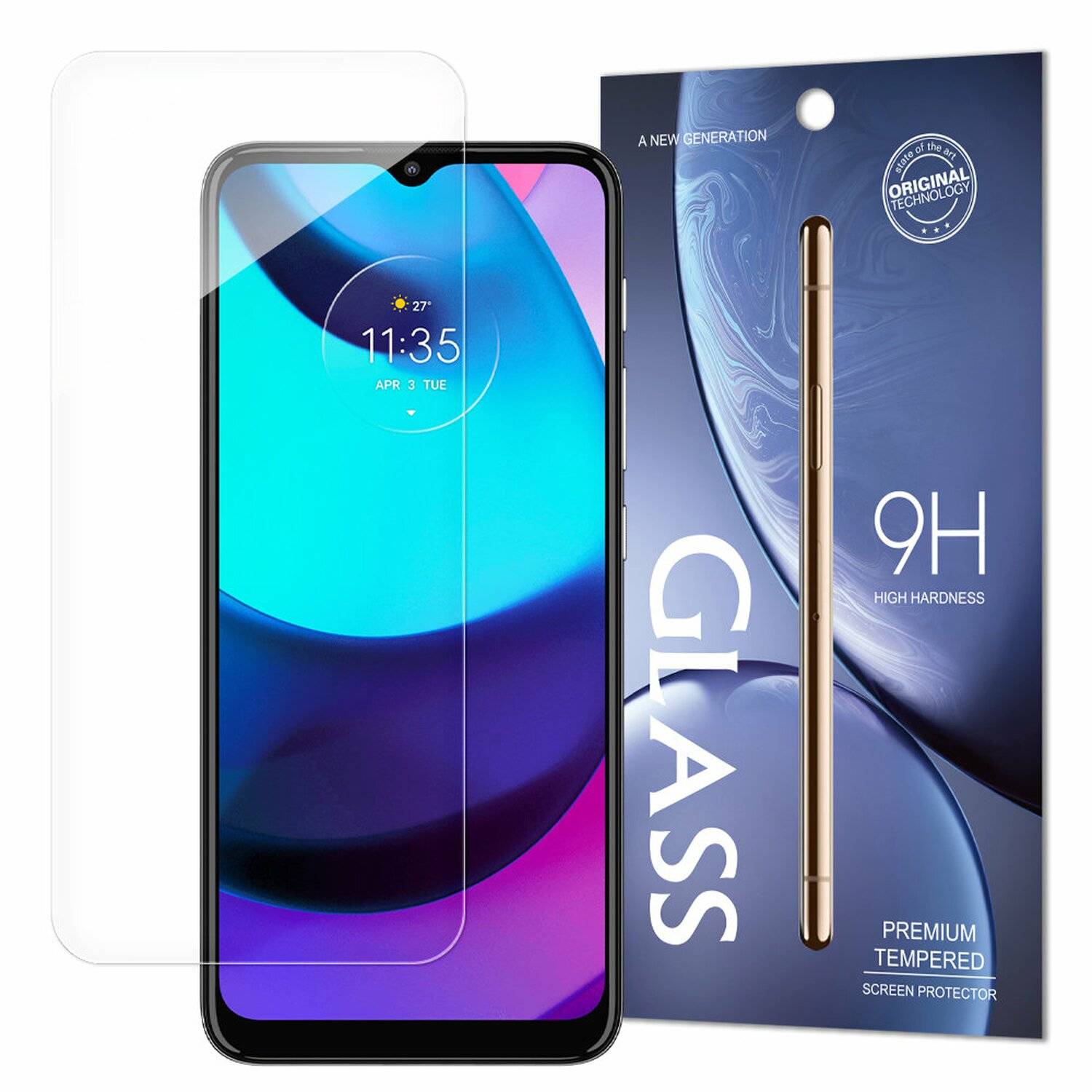 Schutzglas 9H für MOTOROLA MOTO E20 Displayschutzfolie Schutzfolie Passgenau Glas