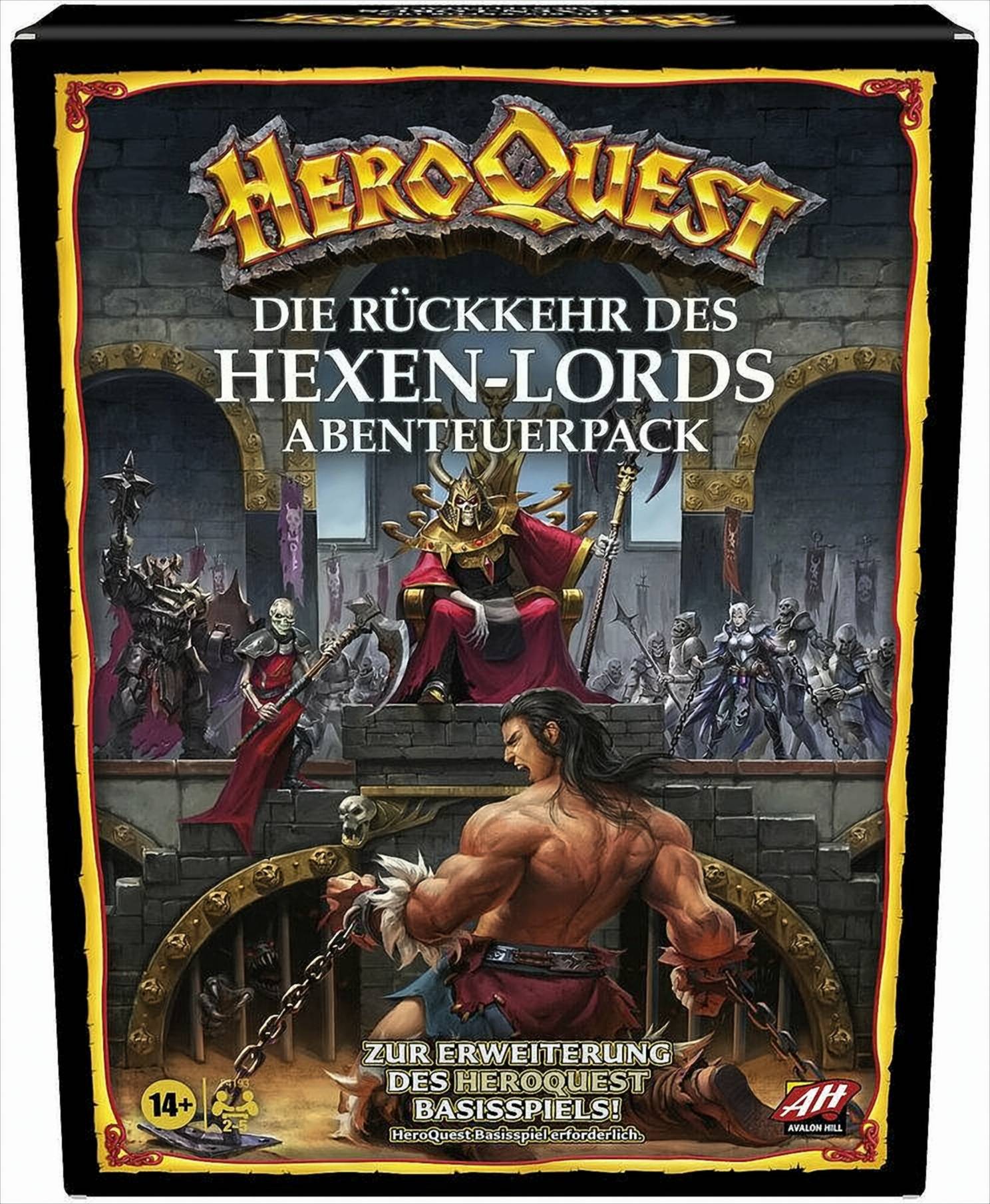 HeroQuest - Die Rückkehr des Hexen-Lords Abenteuerpack, Erweiterung Neu & OVP