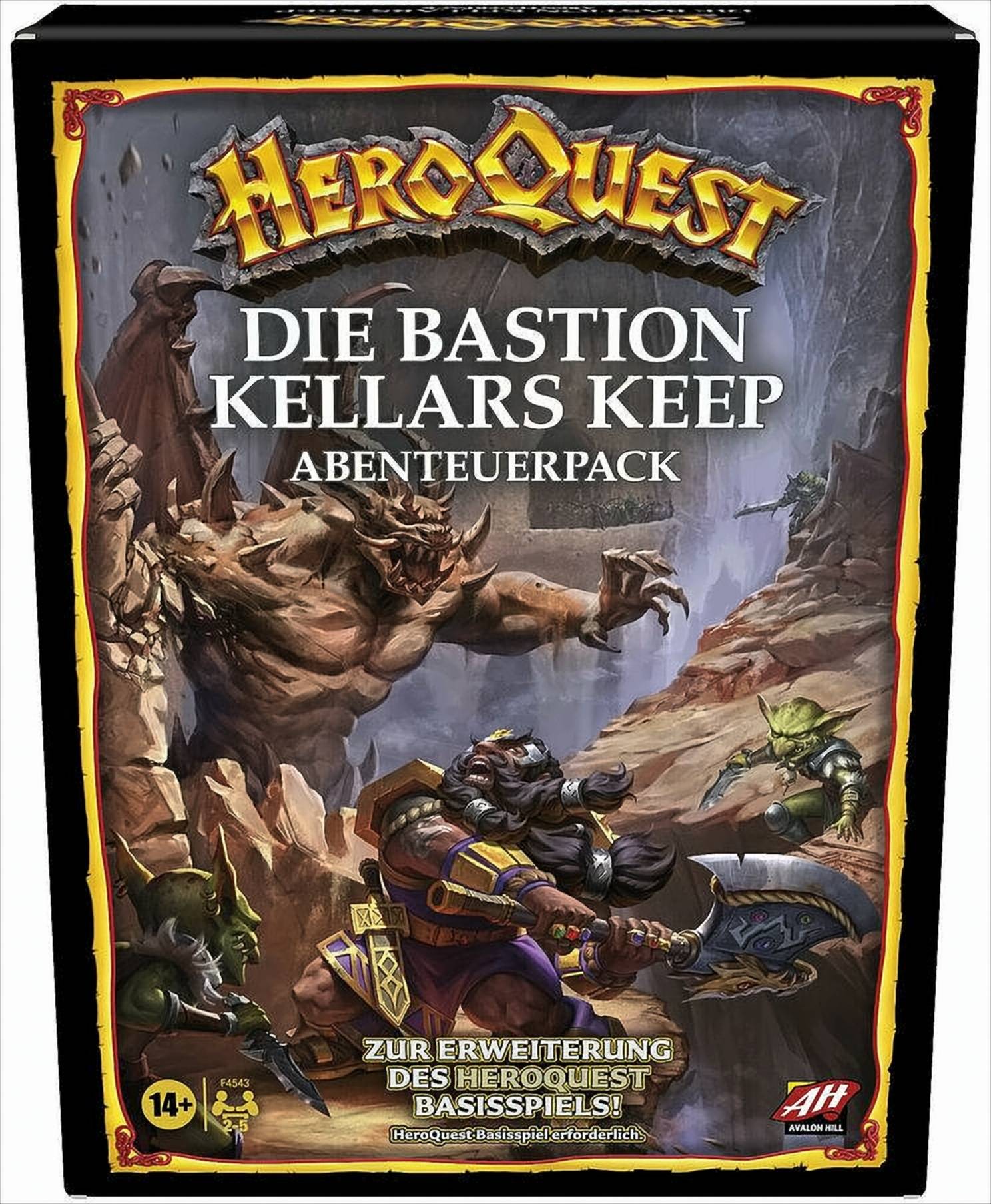 GW216a Hasbro - HeroQuest - Die Bastion Kellars Keep, Erweiterung Neu & OVP