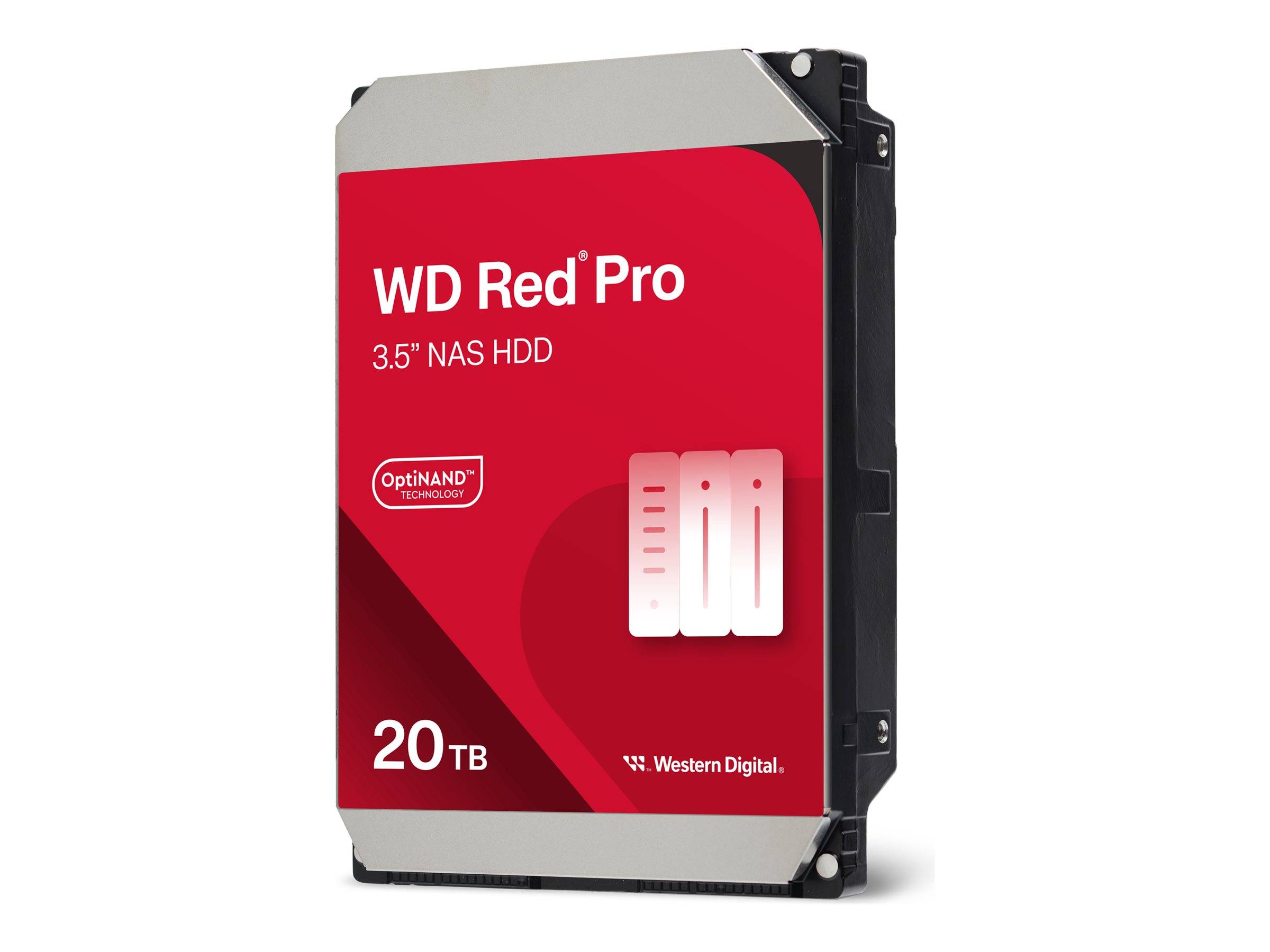 WD Red Pro WD201KFGX - Festplatte - 20 TB - intern - 3.5"" (8.9 cm)