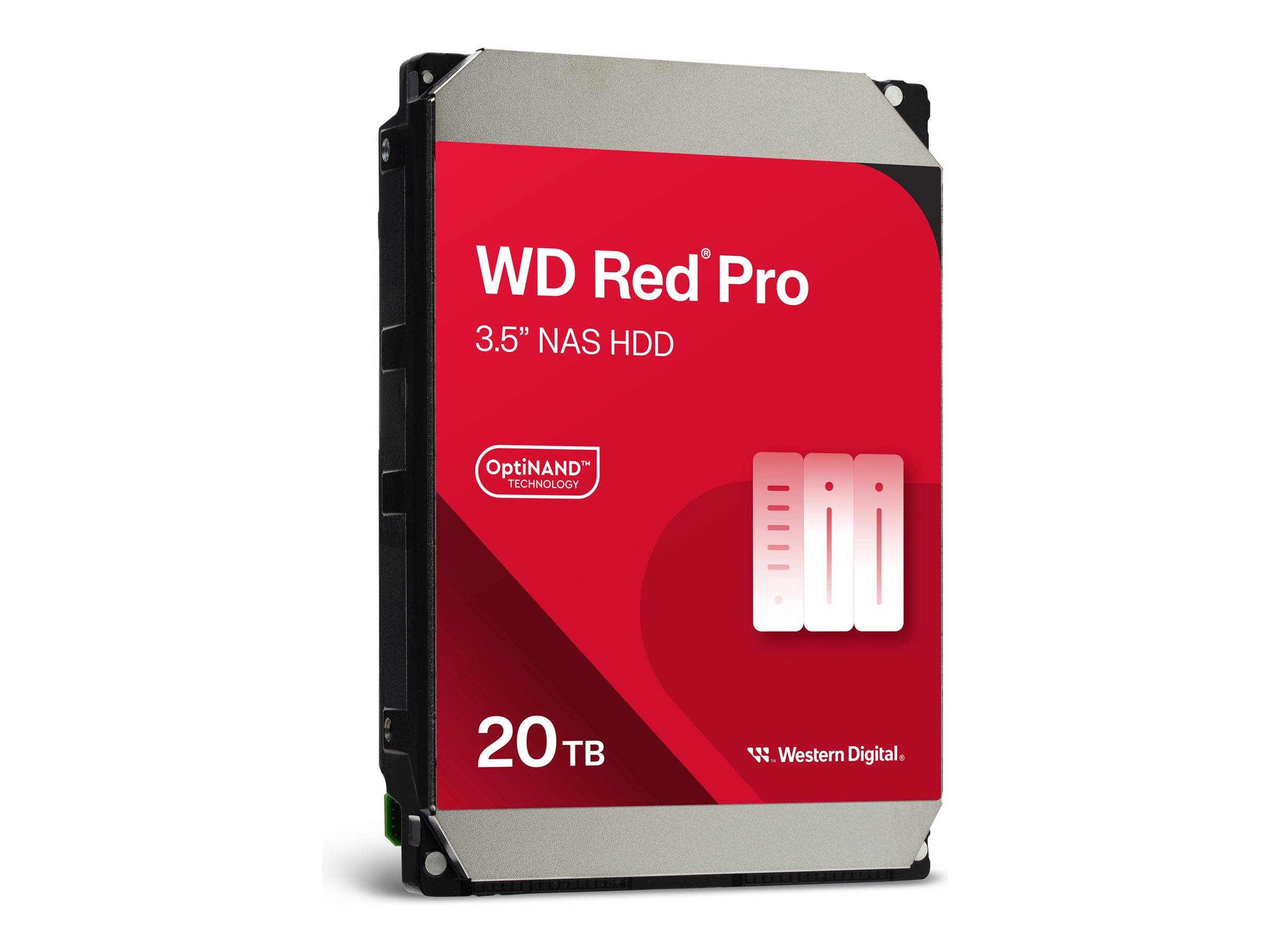 WD Red Pro WD201KFGX - Festplatte - 20 TB - intern - 3.5"" (8.9 cm)