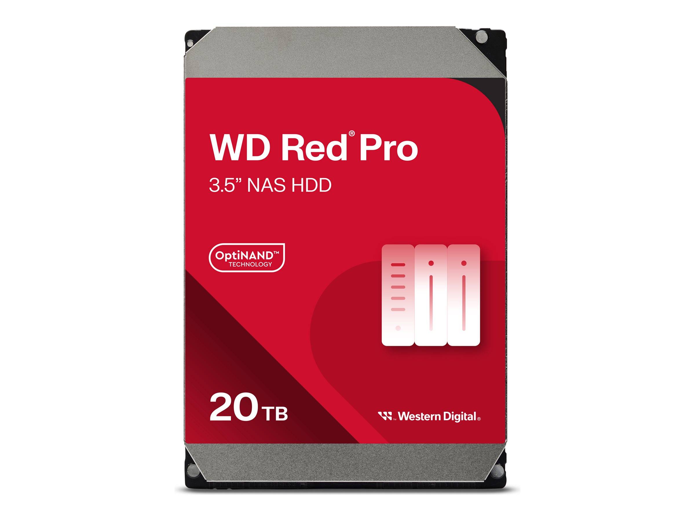 WD Red Pro WD201KFGX - Festplatte - 20 TB - intern - 3.5"" (8.9 cm)