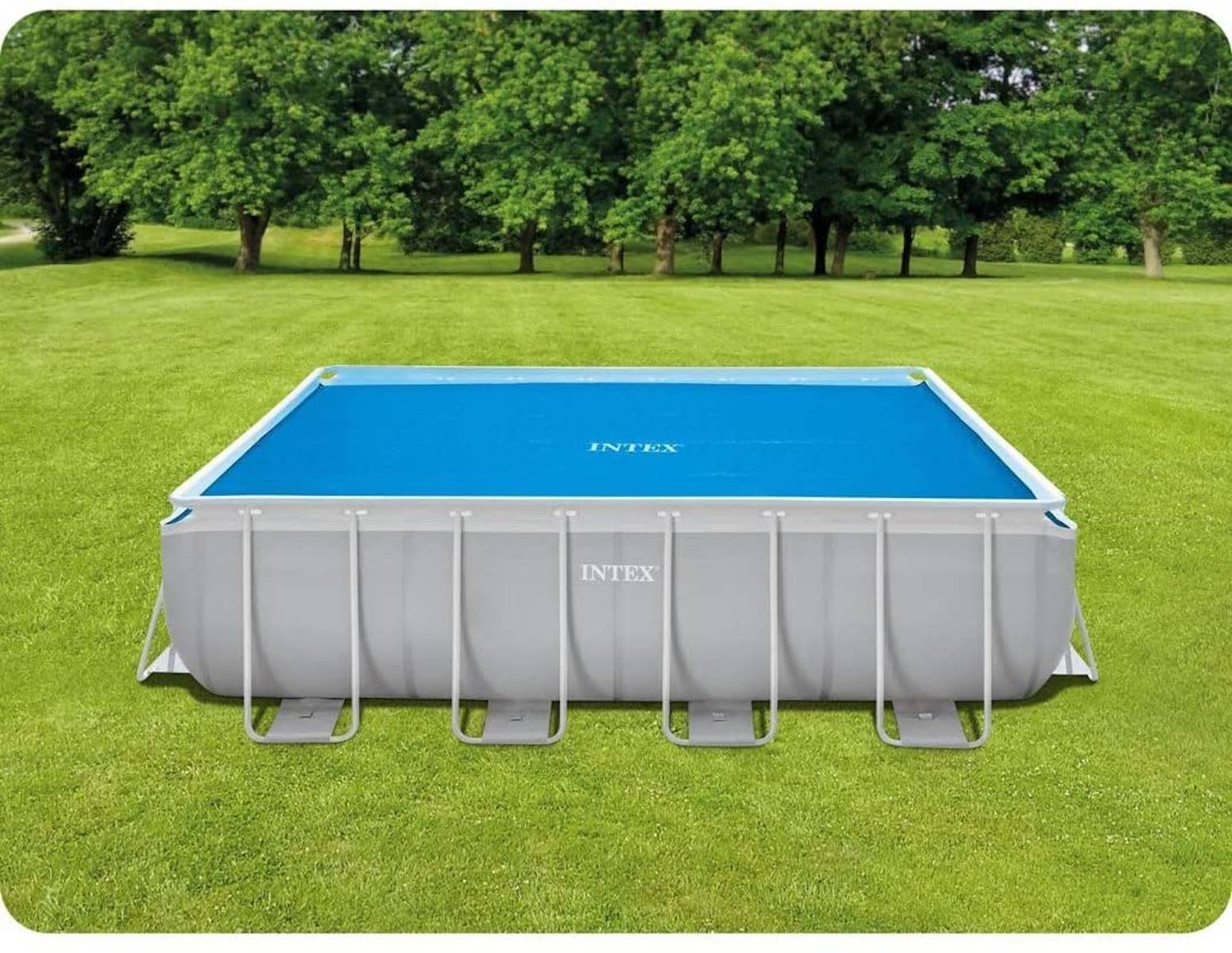 INTEX 28028 - Solarabdeckplane für Frame-Pools 400x200cm