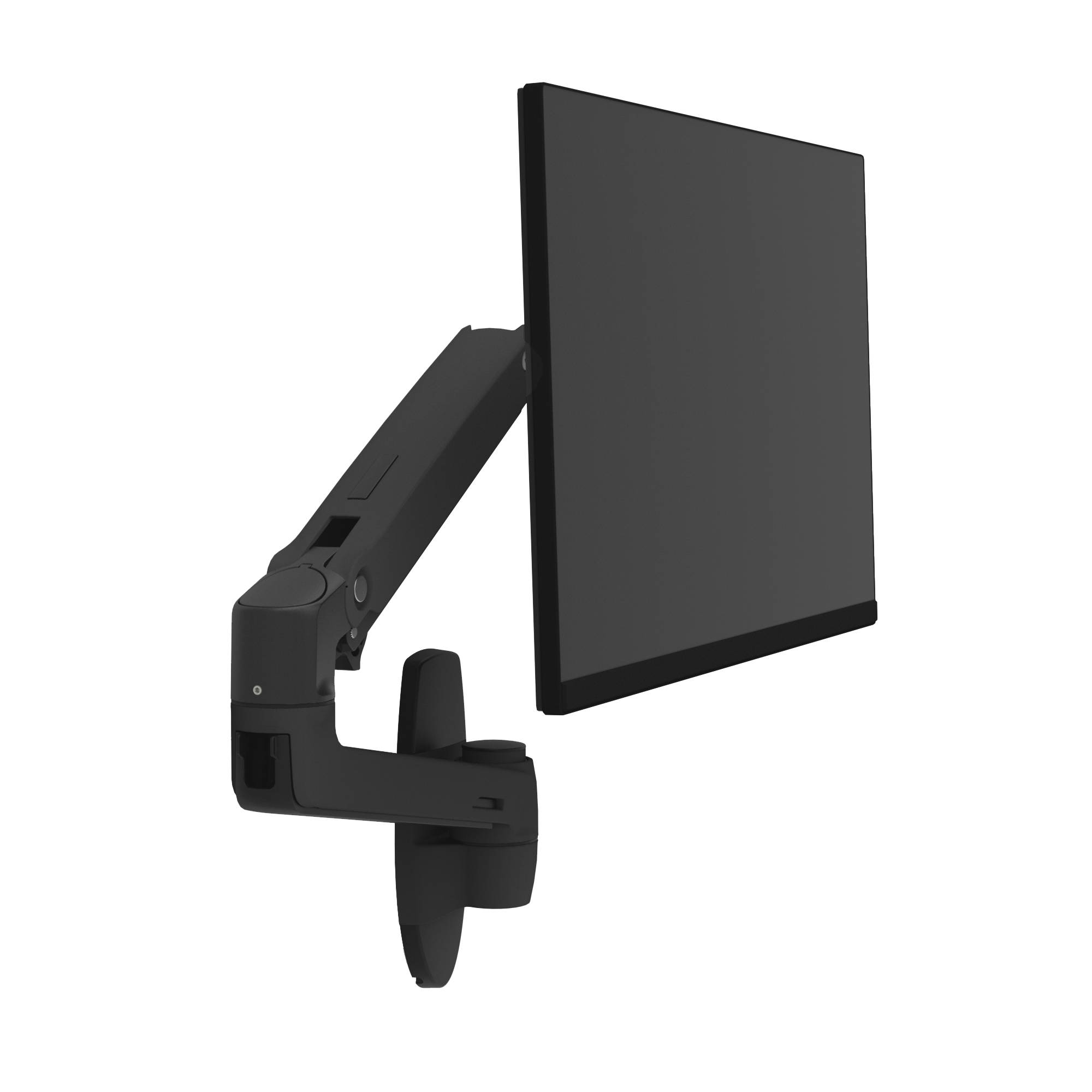 Ergotron LX - Befestigungskit (Gelenkarm, Erweiterungsadapter, Wandhalterung) - für LCD-Display - mattschwarz - Bildschi