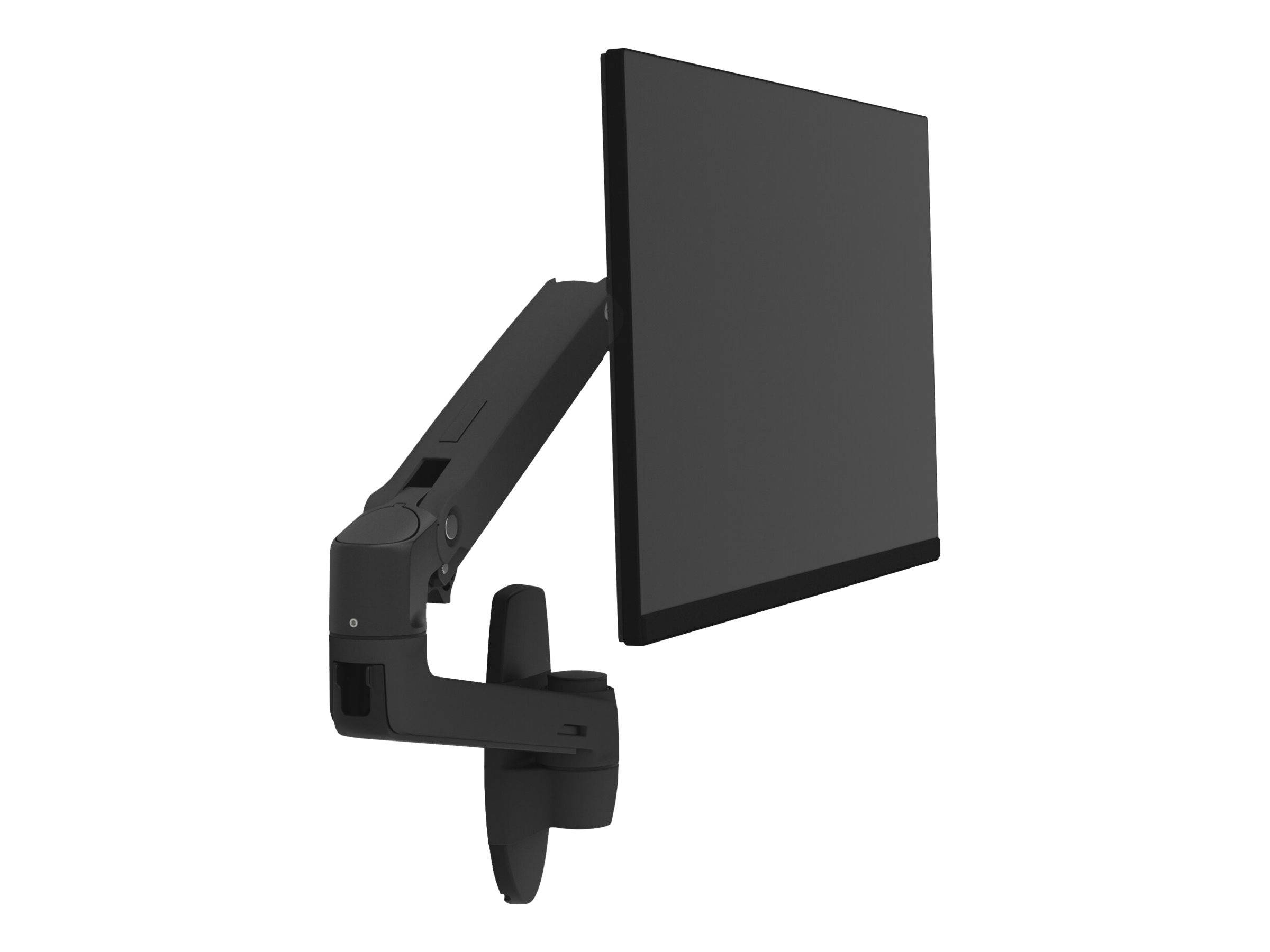 Ergotron LX - Befestigungskit (Gelenkarm, Erweiterungsadapter, Wandhalterung) - für LCD-Display - mattschwarz - Bildschi