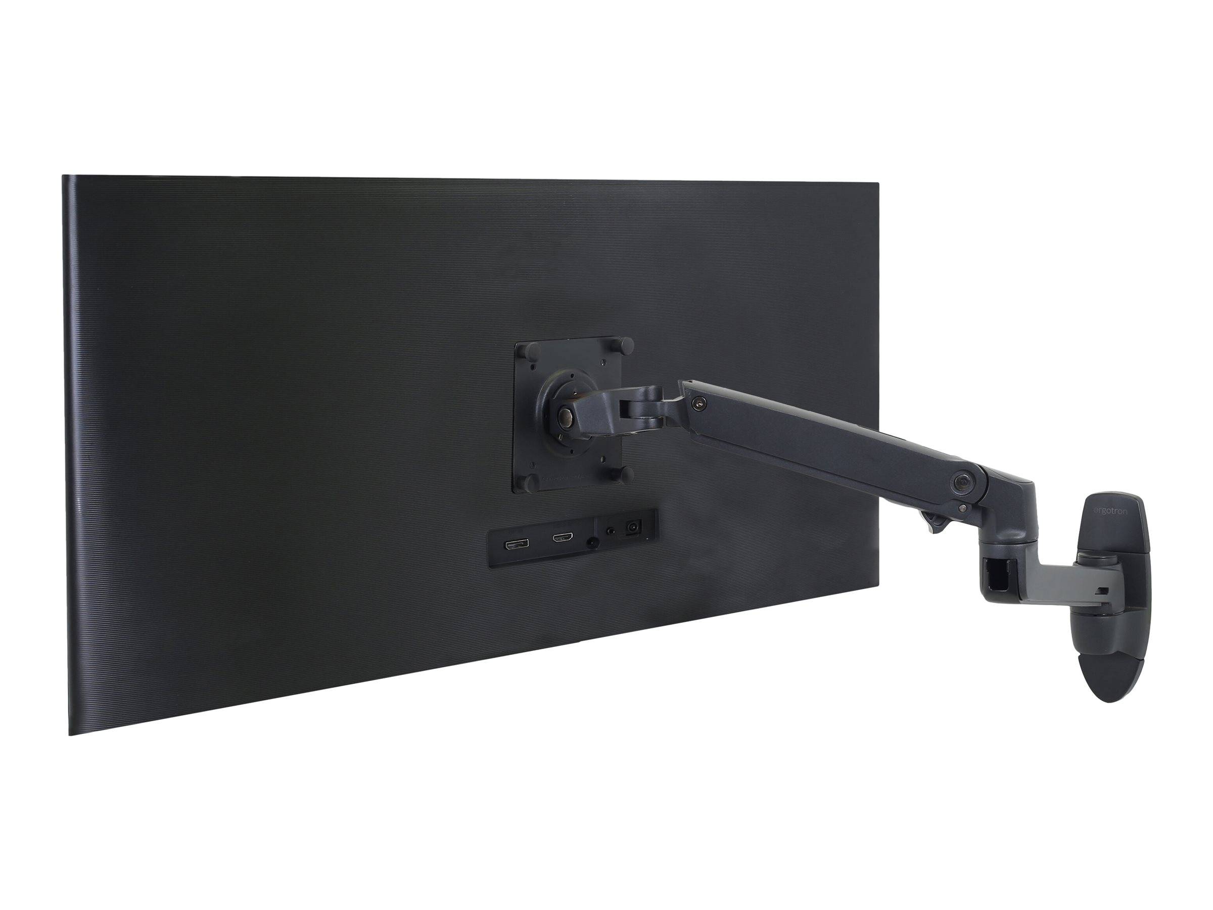 Ergotron LX - Befestigungskit (Gelenkarm, Erweiterungsadapter, Wandhalterung) - für LCD-Display - mattschwarz - Bildschi