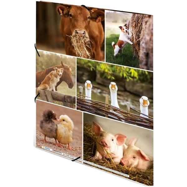 Sammelmappen A4 Karton Bauernhoftiere