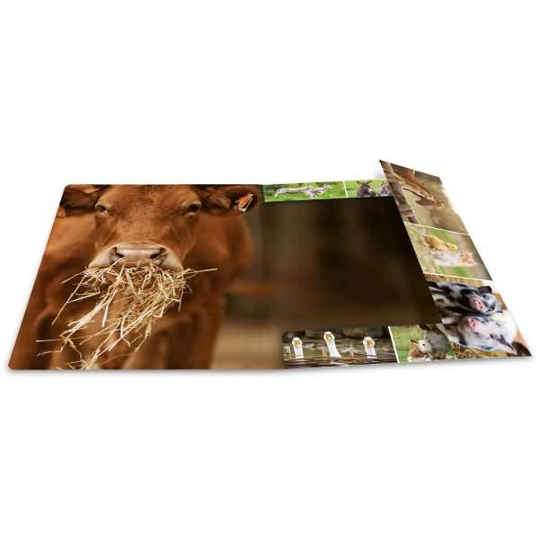 Sammelmappen A4 Karton Bauernhoftiere