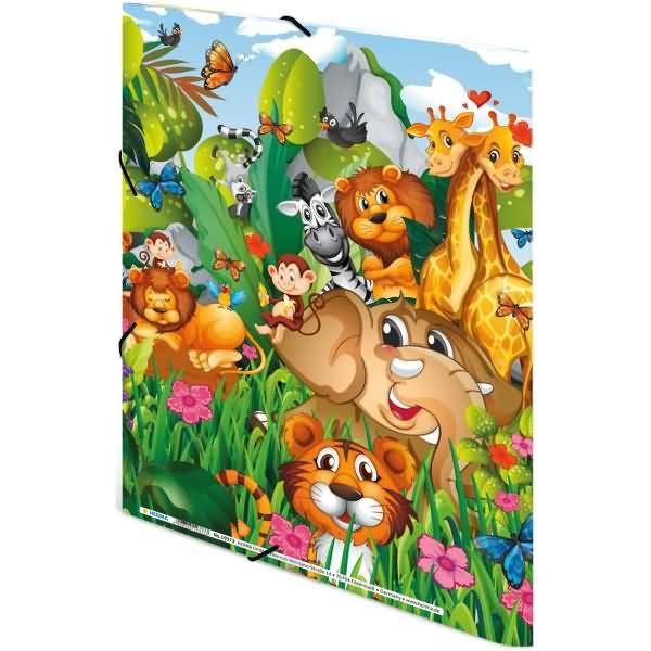 Sammelmappe A4 Karton Dschungel