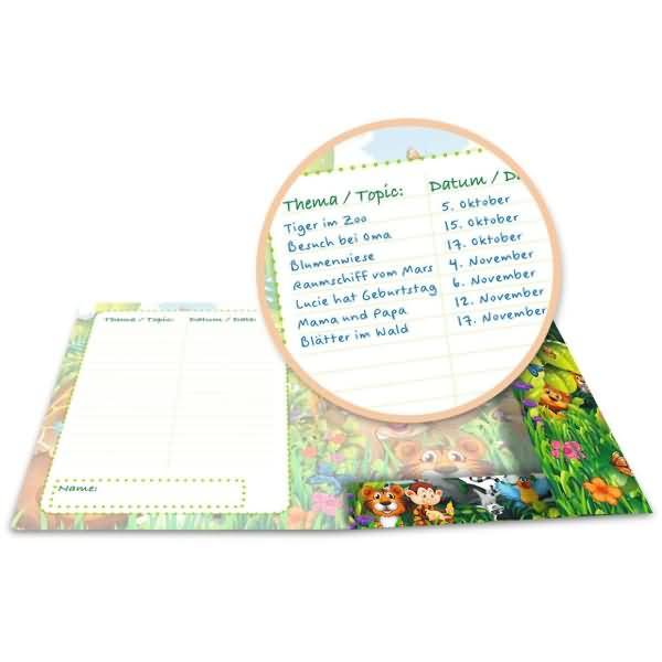 Sammelmappe A4 Karton Dschungel