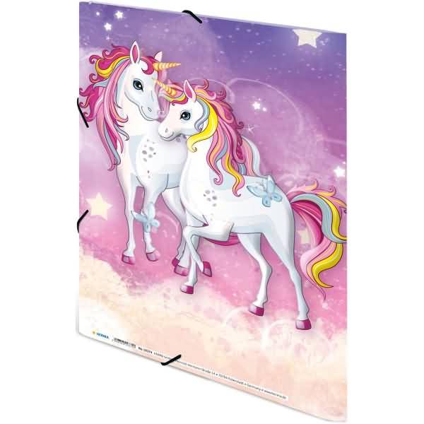 Sammelmappe A4 Karton Einhorn