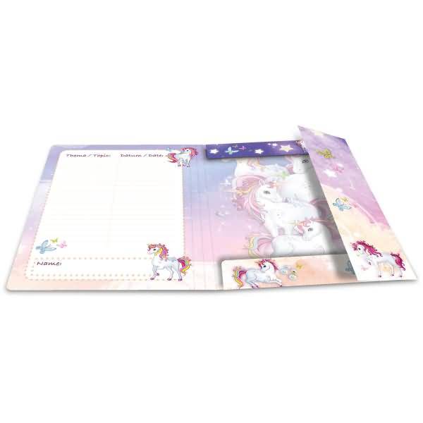 Sammelmappe A4 Karton Einhorn