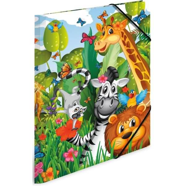 Sammelmappe A3 Karton Dschungel