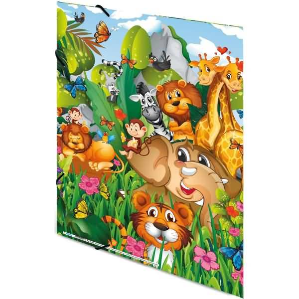 Sammelmappe A3 Karton Dschungel