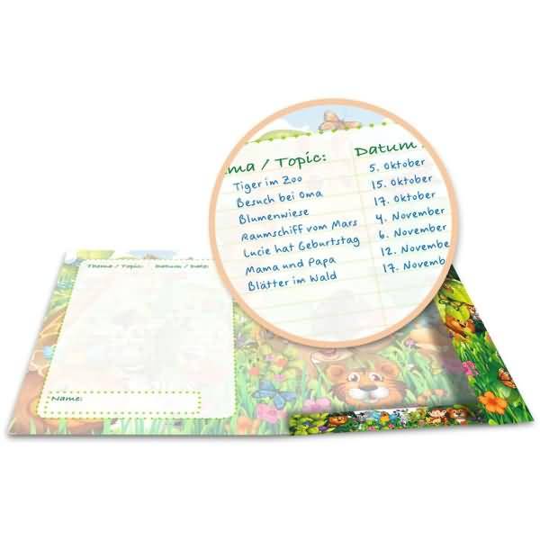 Sammelmappe A3 Karton Dschungel