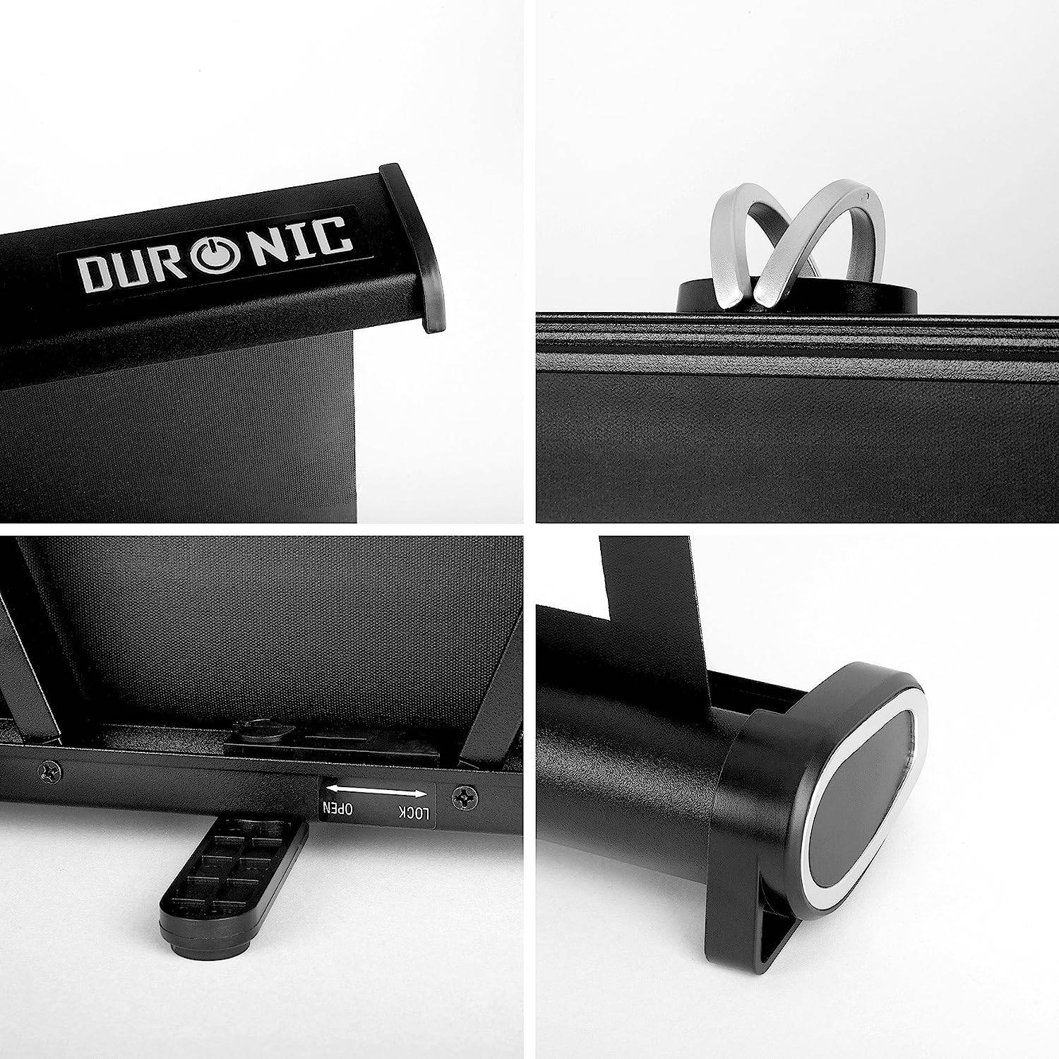 Duronic DPS50 Leinwand - 4:3 Beamer Screen - 102 x 76cm - 50 Zoll - Mobile Projektorleinwand - 4K, Full HD, 3D