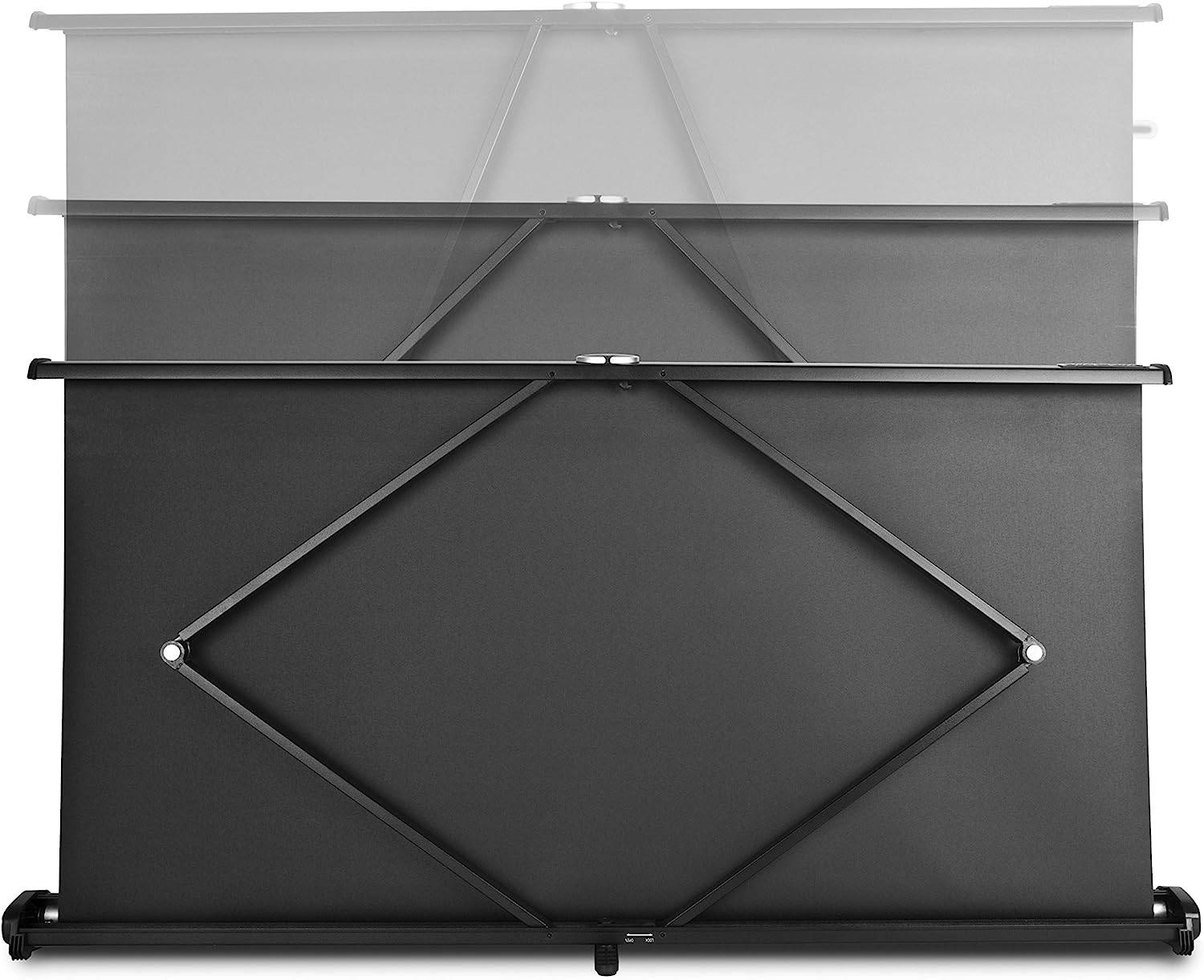 Duronic DPS50 Leinwand - 4:3 Beamer Screen - 102 x 76cm - 50 Zoll - Mobile Projektorleinwand - 4K, Full HD, 3D