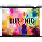Duronic BPS40 Leinwand - 4:3 Beamer Screen - 81 x 61cm - 40 Zoll - Projektorleinwand zum Aufhängen - 4K, Full HD, 3D