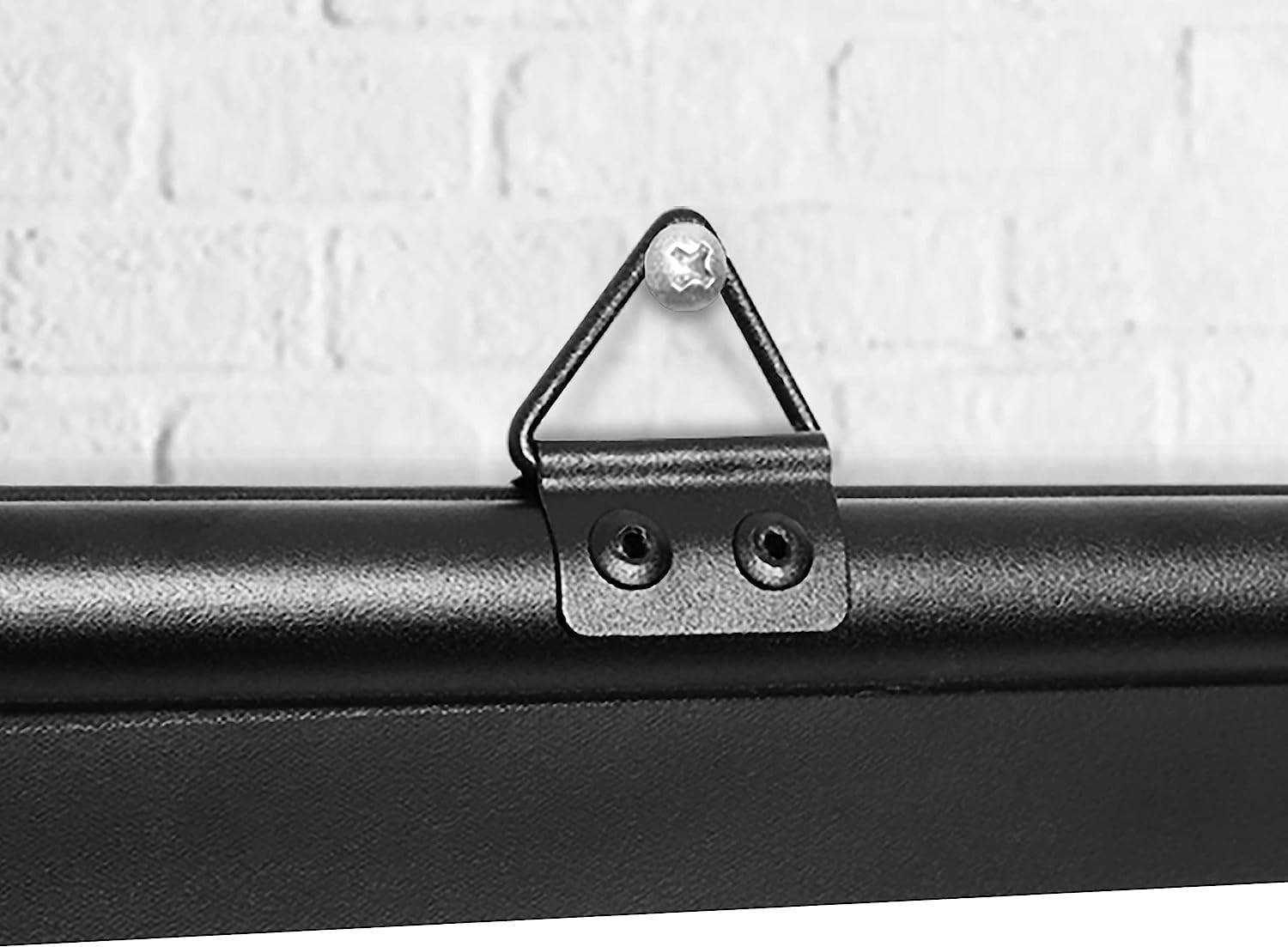 Duronic BPS40 Leinwand - 4:3 Beamer Screen - 81 x 61cm - 40 Zoll - Projektorleinwand zum Aufhängen - 4K, Full HD, 3D