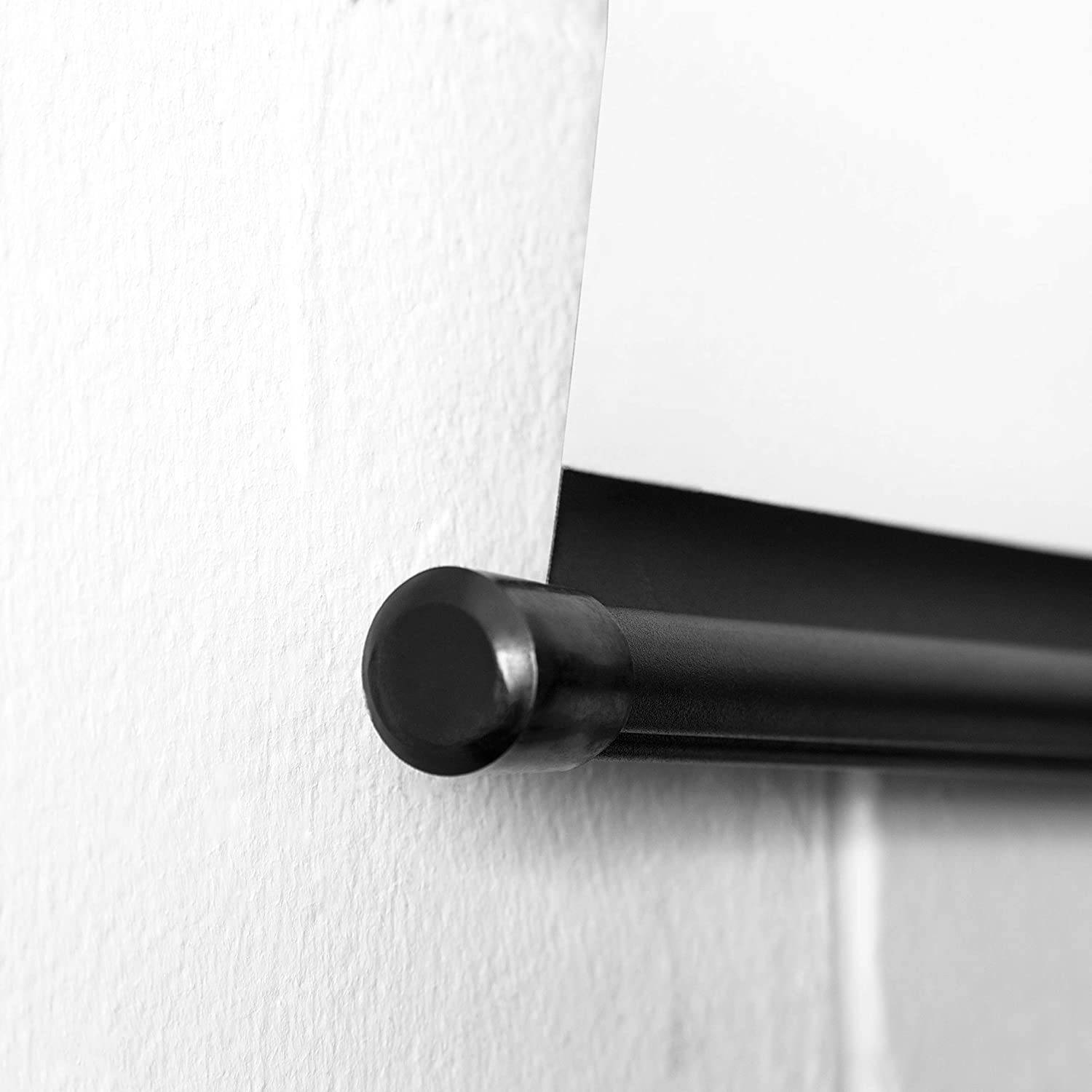 Duronic BPS60 Leinwand - 4:3 Beamer Screen - 122 x 91cm - 60 Zoll - Projektorleinwand zum Aufhängen - 4K, Full HD, 3D