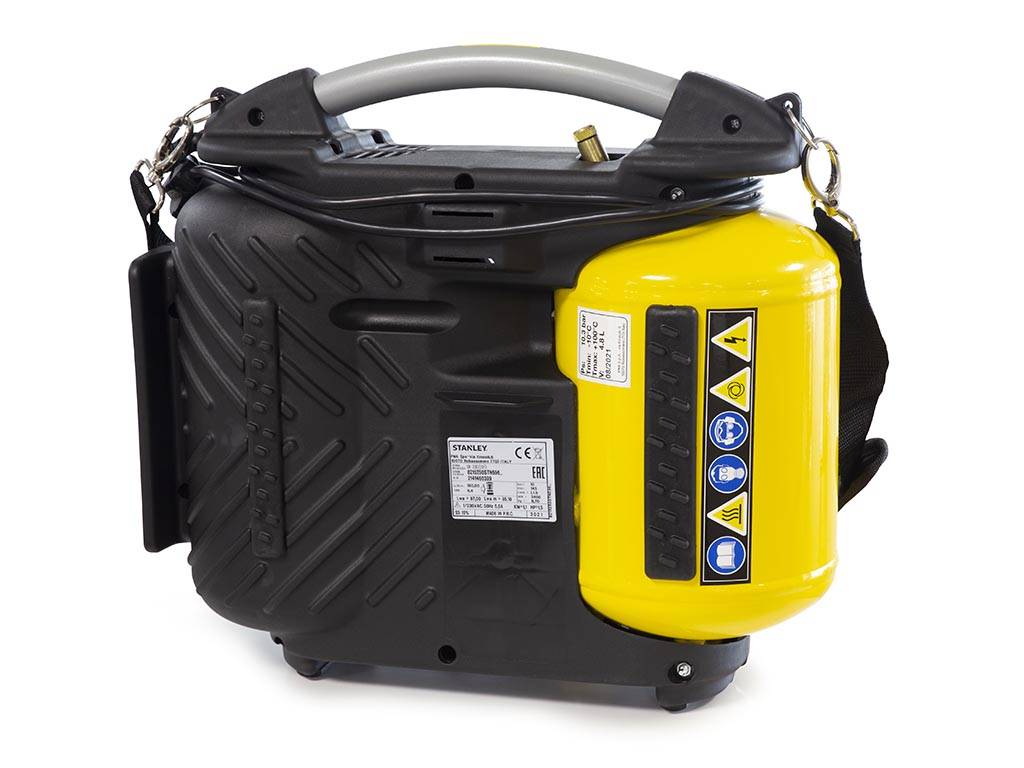 Stanley Kompressor Ölfrei Kompakt - 5 L / 1.5 hp / 10 bar mit Trageriemen