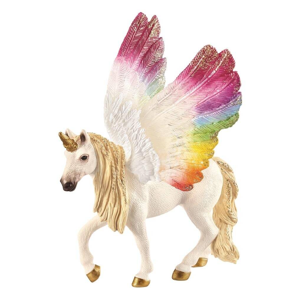 Schleich Bayala GeflÃ ¼ geltes Regenbogeneinhorn, Spielfigur