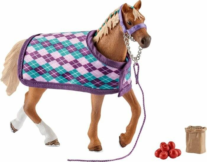 Schleich Spielfigur Englisches Vollblut mit Decke Schleich Horse Club