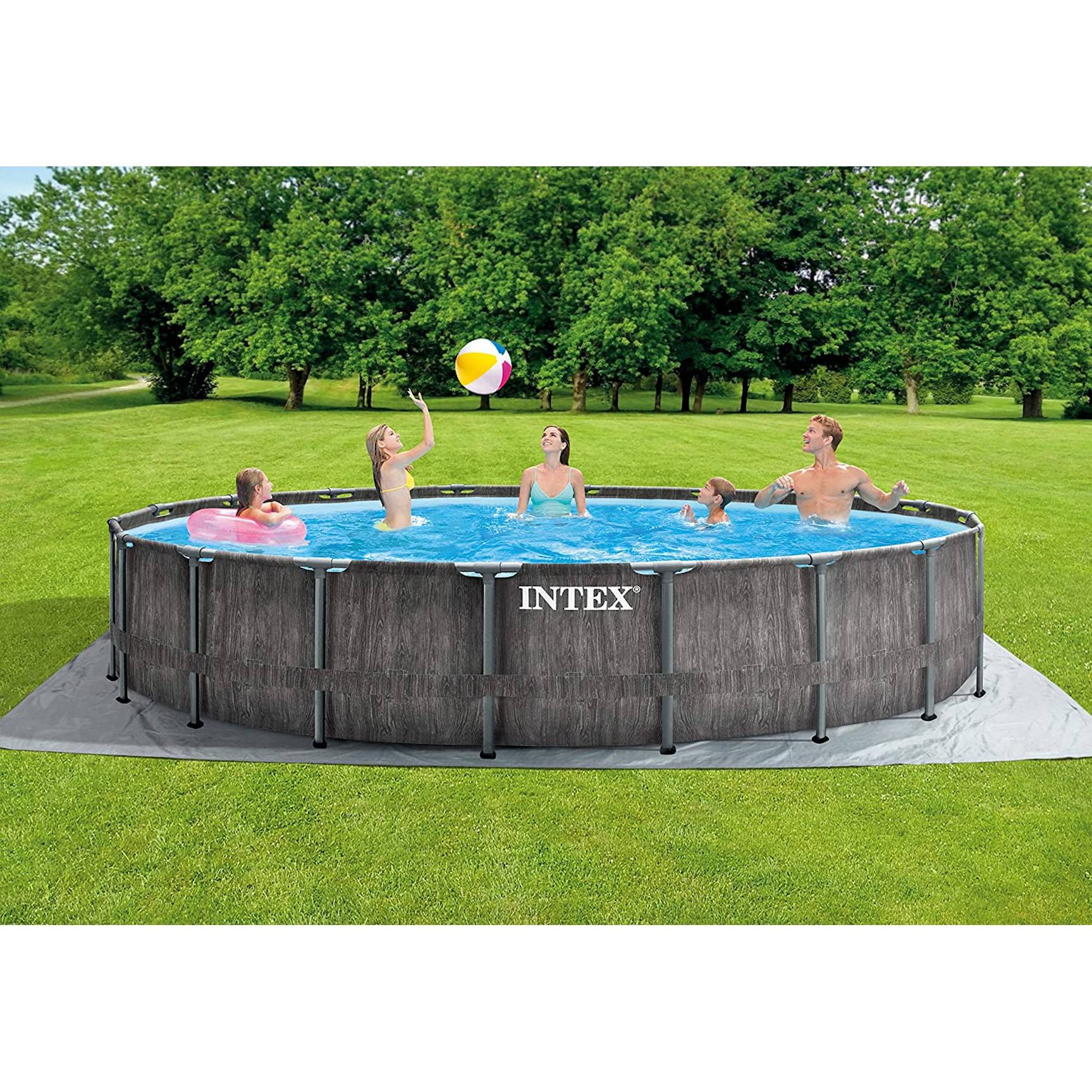 INTEX 26744GN - Greywood Prism Frame Pool (549x122cm)