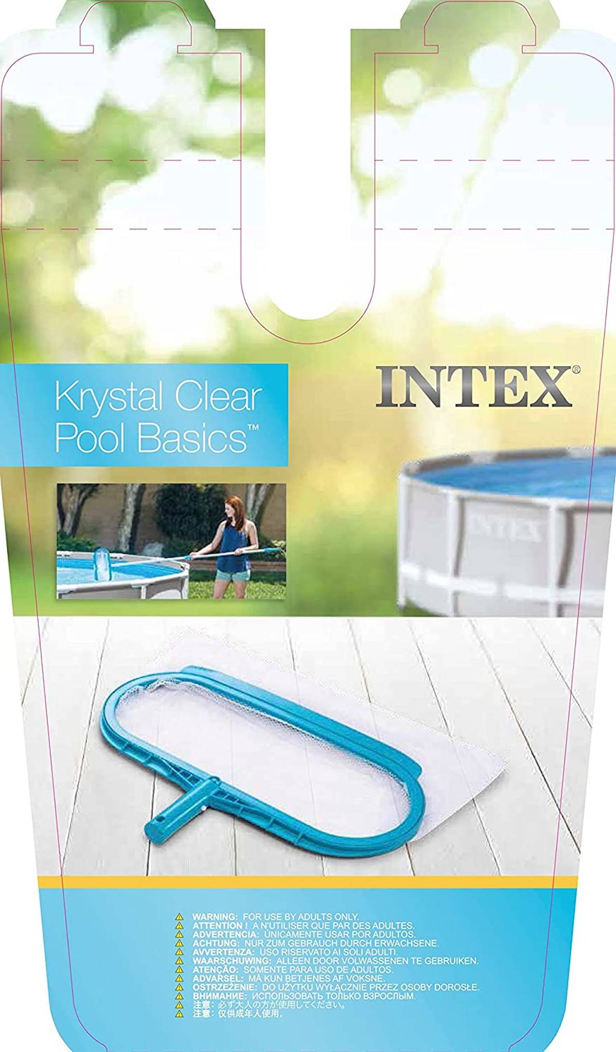 INTEX 29051 - Pool Rechen + Alu-Teleskopstab 29055 (279cm)
