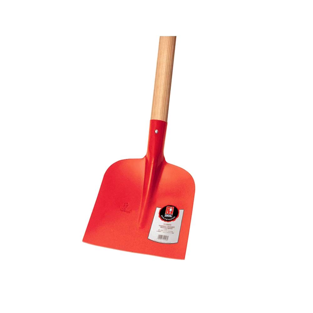 IDEAL 030-40310 Holsteiner Sandschaufel "Ruhr-Brilliant", gehärtet ohne Stiel, 1/2 Dülle gehoben, rot (1 Stück)