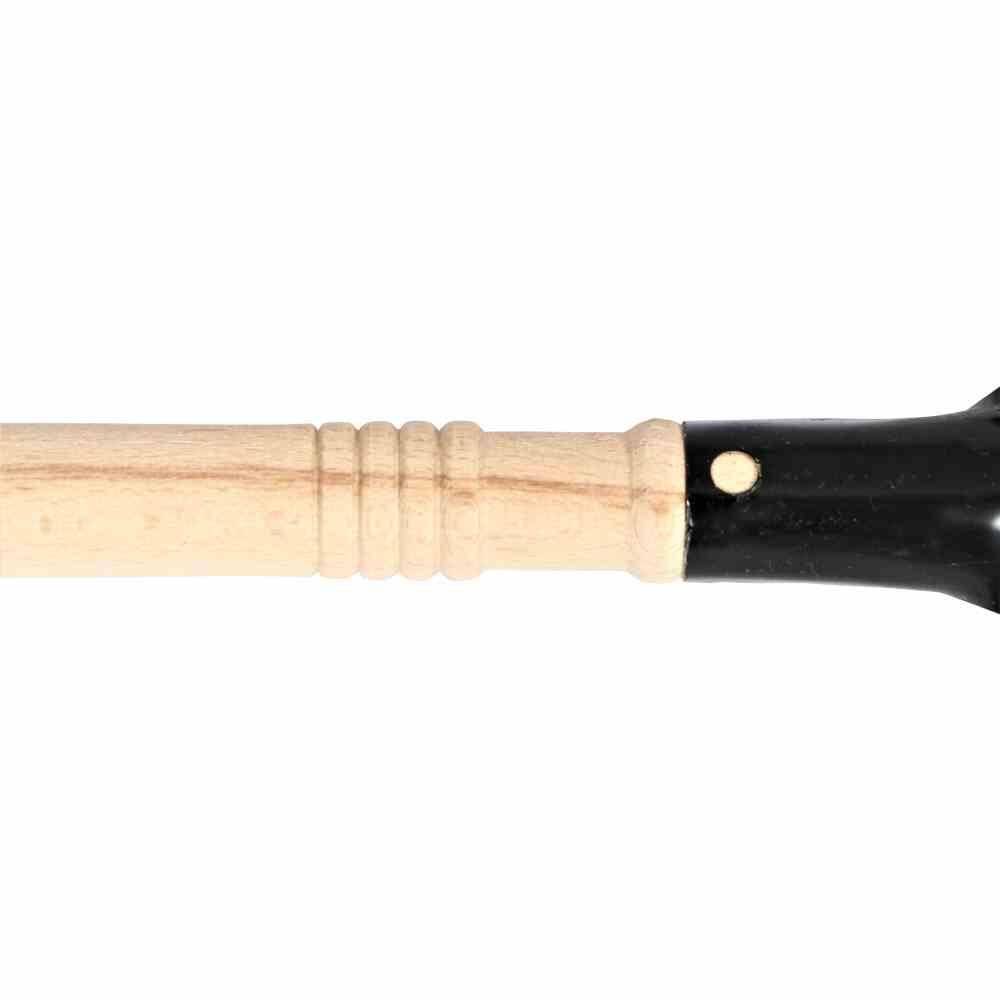 SIENA GARDEN Kohlenschaufel schwarz lackiert mit Holzgriff