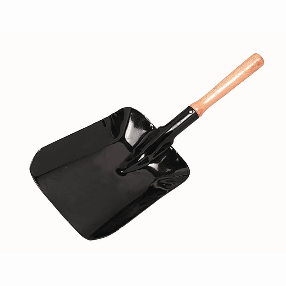 turk 728-00 Futterschaufel mit Holzgriff, schwarz