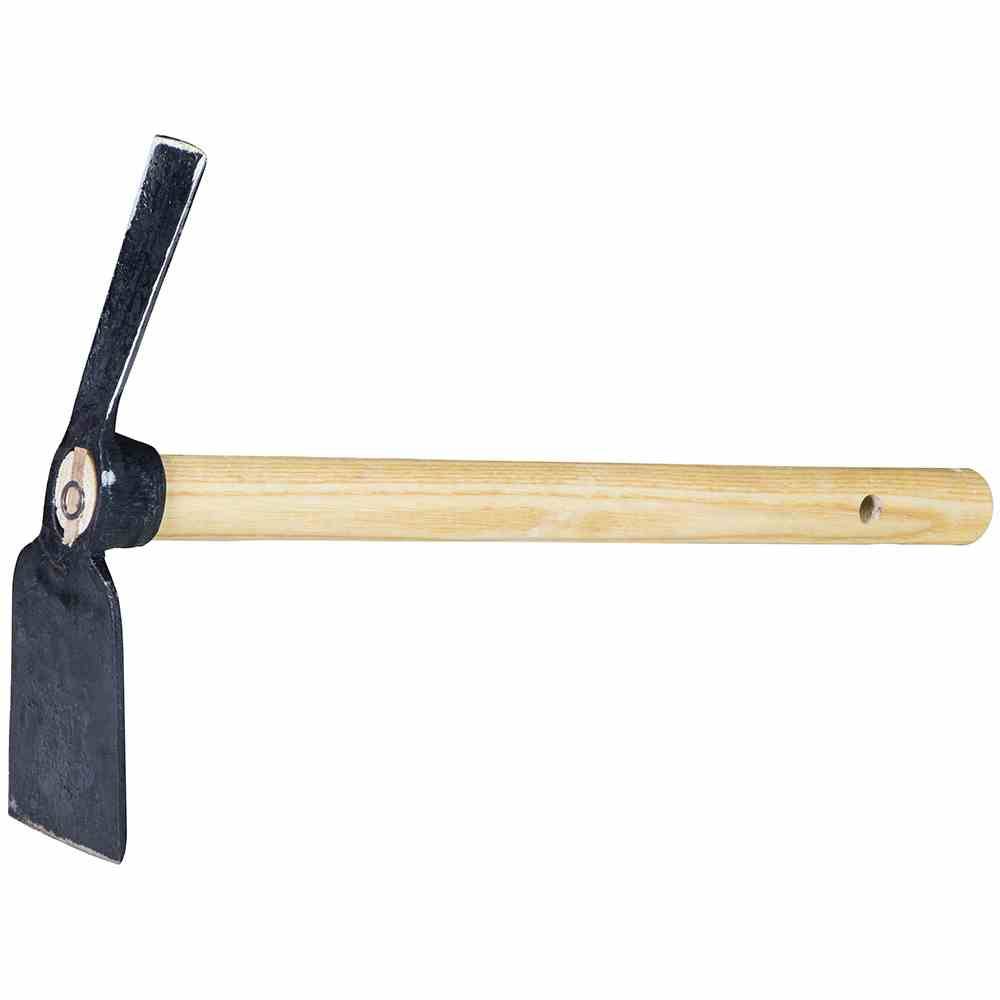 Siena Garden 380-.41.SFSC Mini-Hacke 1-zinkig 450mm für Hochbeete,Esche, schwarz/natur