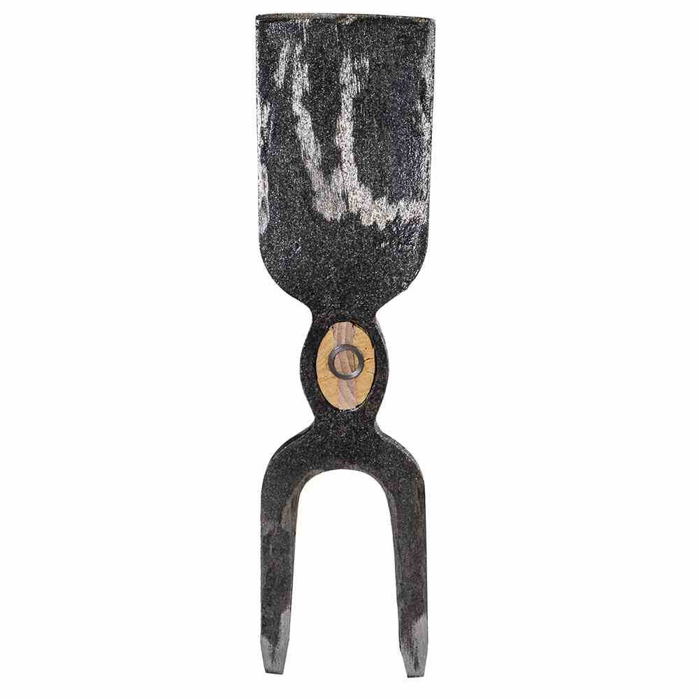 Siena Garden 385-.40.SFSC Mini-Hacke 2-zinkig 450mm für Hochbeete,Esche, schwarz/natur