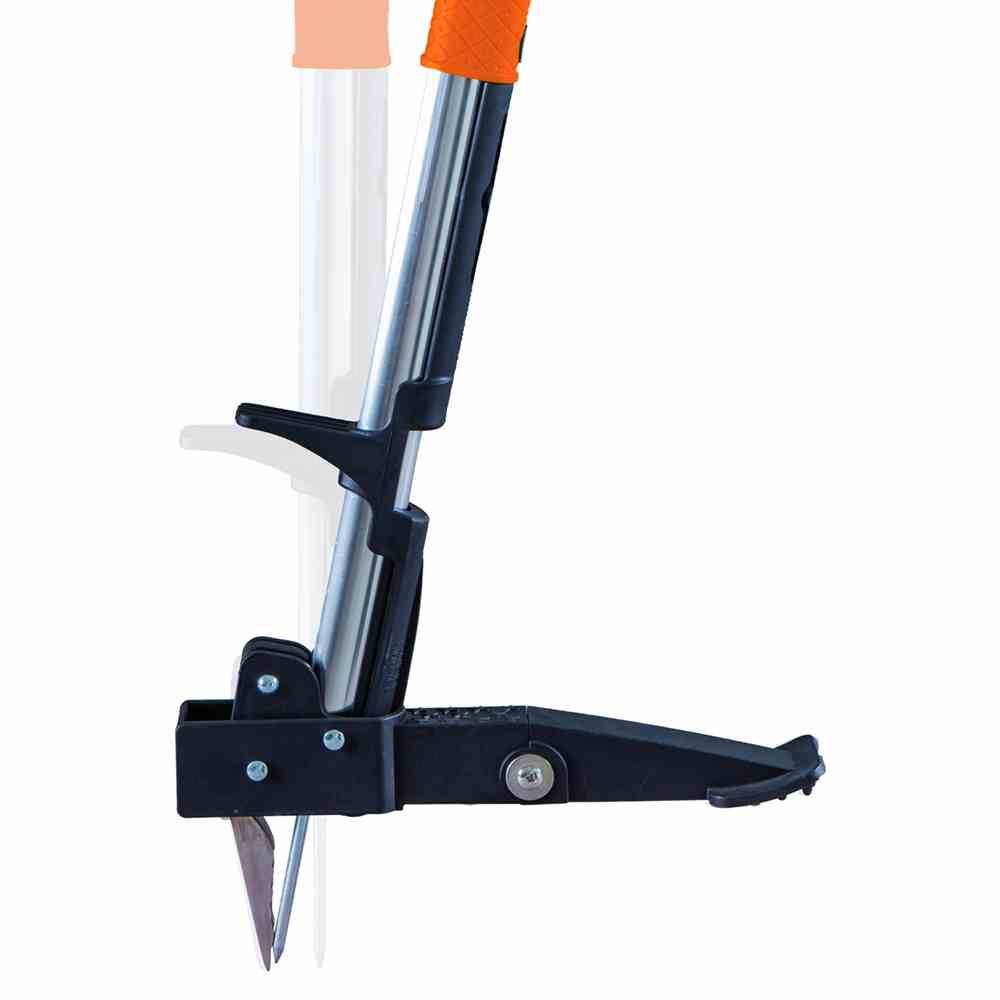 Siena Garden H24275 Unkrautstecher 100cm mit Griff, 100x31cm, schwarz/silber/orange