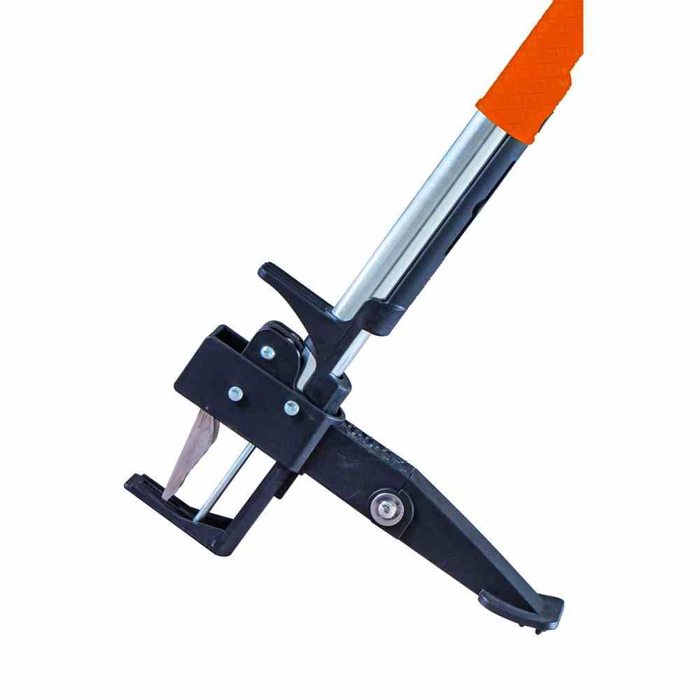 Siena Garden H24275 Unkrautstecher 100cm mit Griff, 100x31cm, schwarz/silber/orange