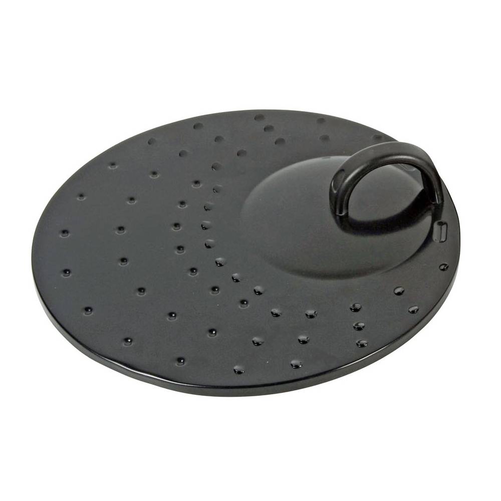 Krüger S P O Spritzschutzdeckel 31cm Blech, schwarz
